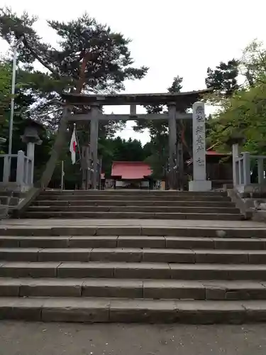 網走神社の鳥居