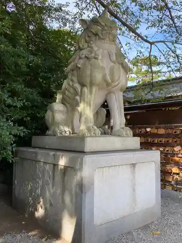 寒川神社の狛犬