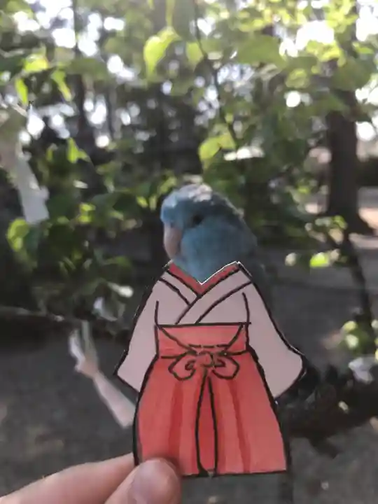 八幡神社の動物