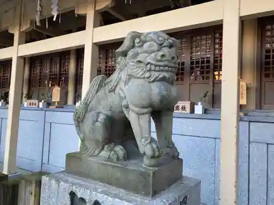 櫛田神社の狛犬