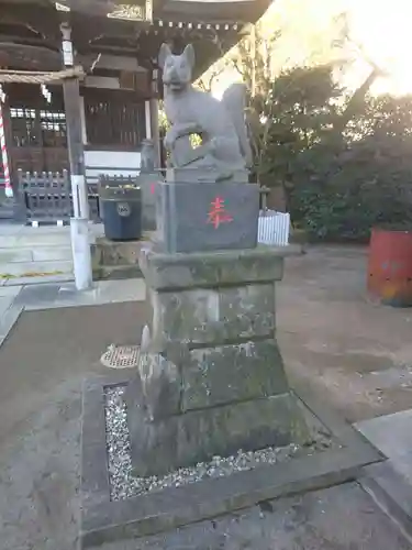 綾瀬稲荷神社の狛犬