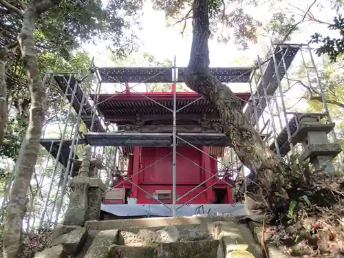 霹靂神社の本殿・本堂