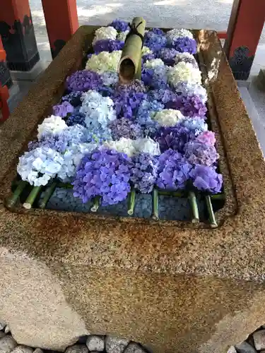 旗上弁財天社の手水舎