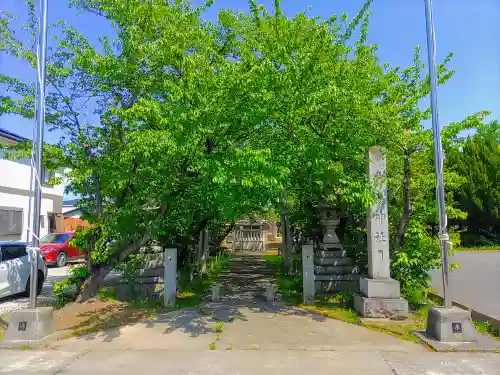 津嶋神社（萩原町西御堂）の自然