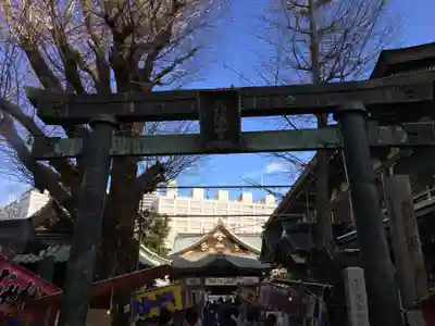 湯島天満宮の鳥居