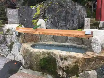 旦飯野神社の手水舎