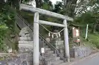 阿久津「田村神社」(郡山市阿久津町)旧社名:伊豆箱根三嶋三社の鳥居