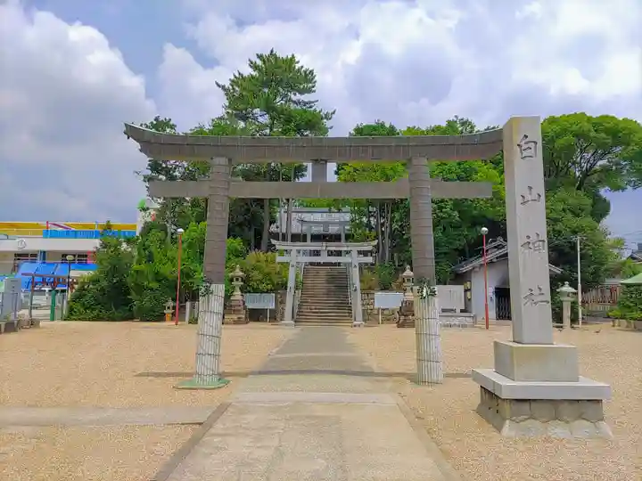 白山神社(小幡)の鳥居