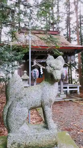 志賀理和氣神社の狛犬