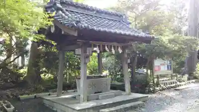 神戸大井神社の手水舎