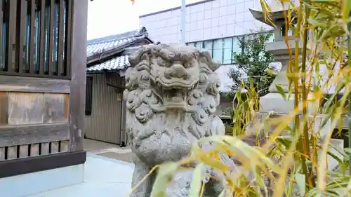 薮田神社の狛犬