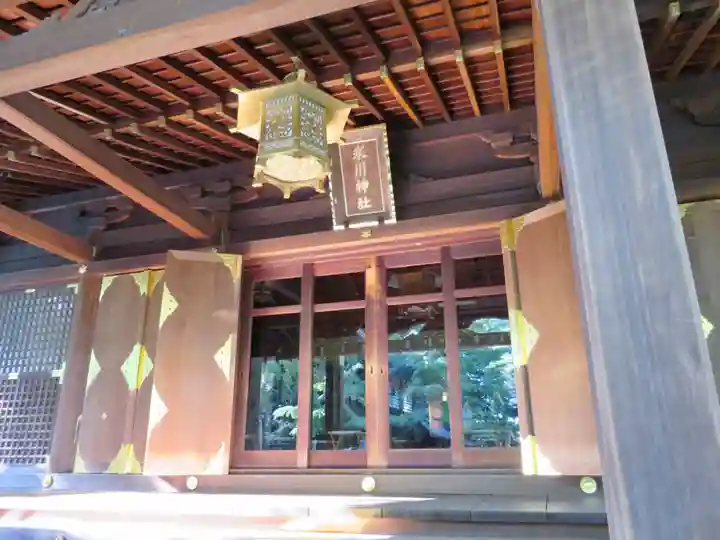 渋谷氷川神社の本殿・本堂
