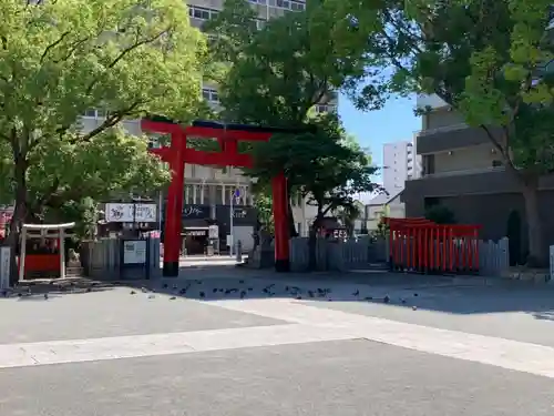 開口神社の鳥居