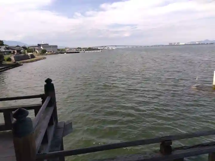 満月寺(浮御堂)の景色