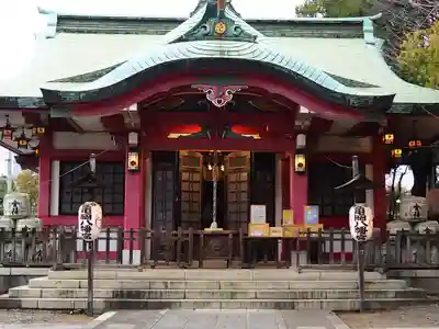 市谷亀岡八幡宮の本殿・本堂