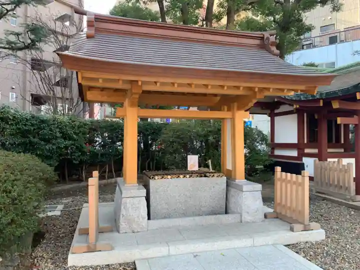 蒲田八幡神社の手水舎