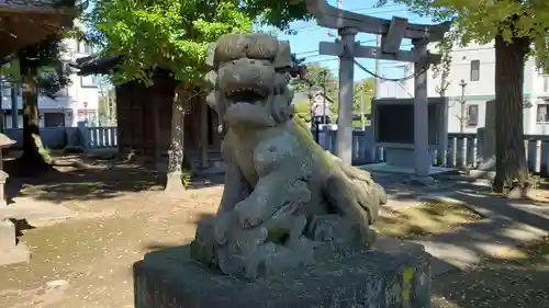 栗原氷川神社の狛犬