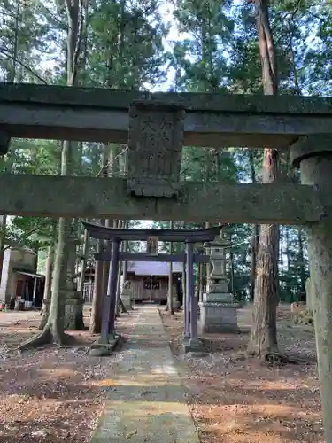 大杉神社　加茂神社の鳥居