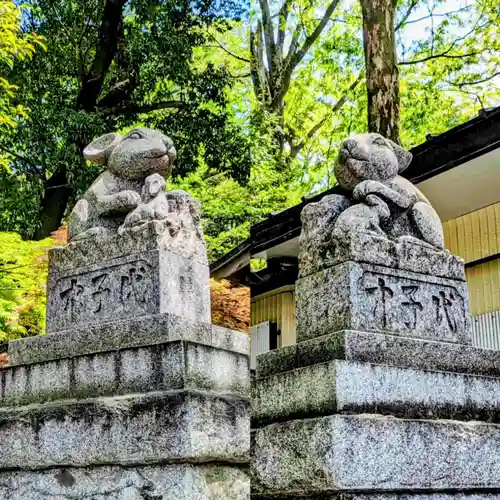 調神社の狛犬