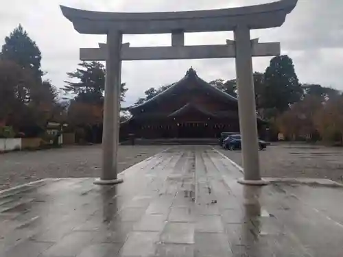 富山縣護國神社の鳥居