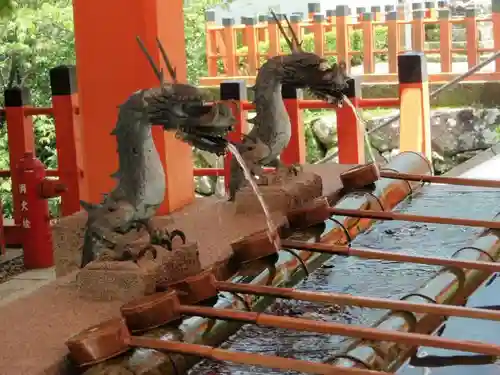 熊野那智大社の手水舎