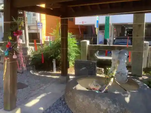 三輪神社の手水舎