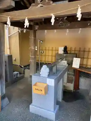 菊名神社の手水舎