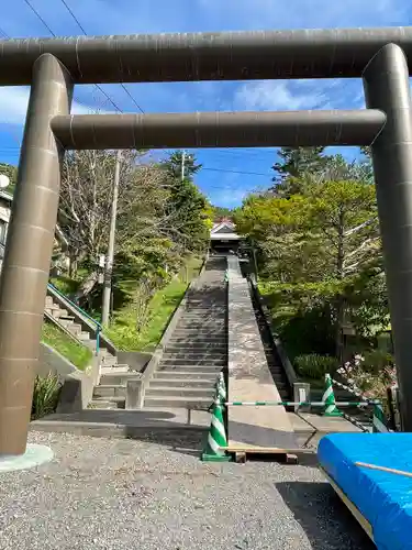 浦河神社の鳥居