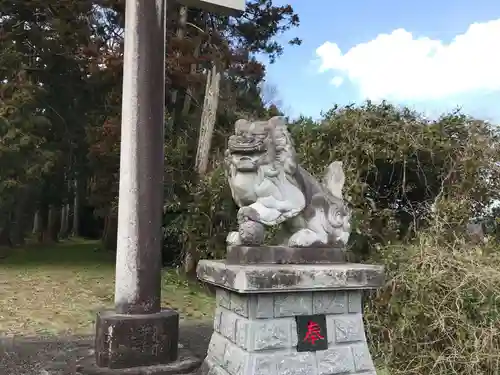 八幡神社の狛犬