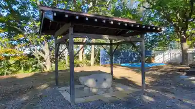 愛國神社の手水舎