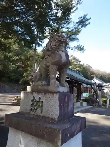 群馬縣護國神社の狛犬