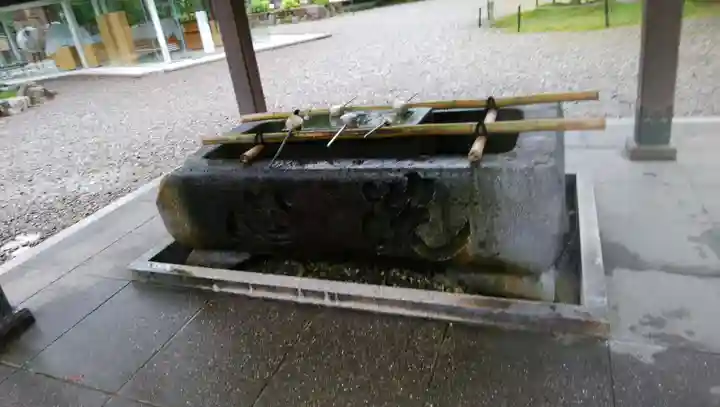 尾山神社の手水舎