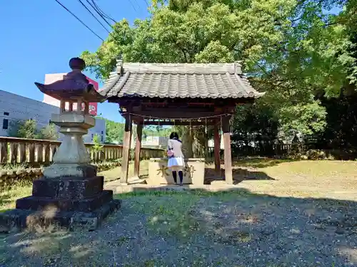 池田神明神社の手水