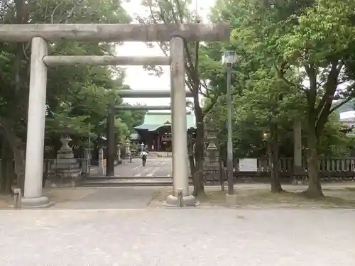 溝旗神社（肇國神社）の鳥居