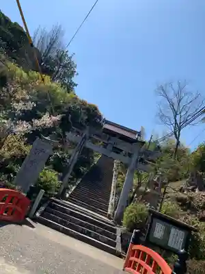 高津柿本神社の鳥居
