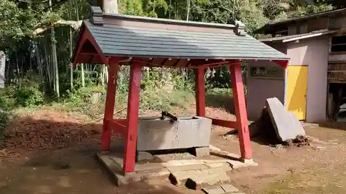 松澤 熊野神社の手水舎