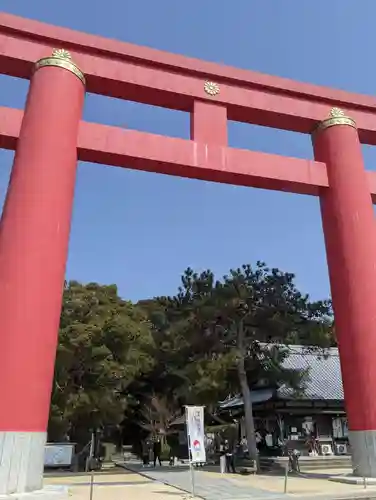 自凝島神社の鳥居