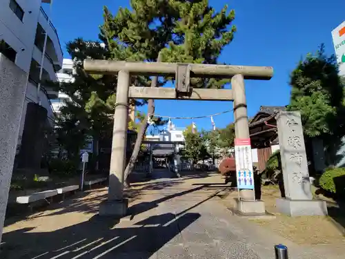竹塚神社の鳥居