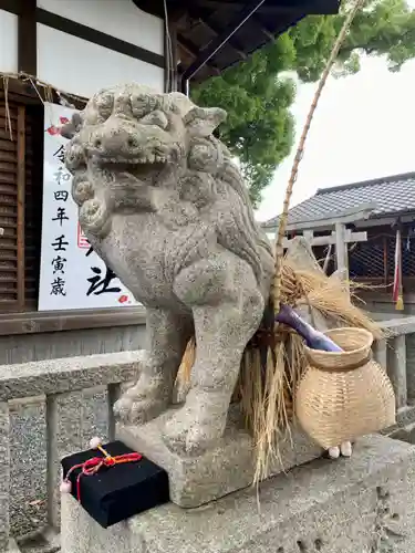 玉田神社の狛犬
