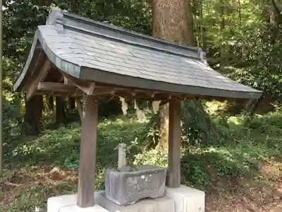 村檜神社の手水舎