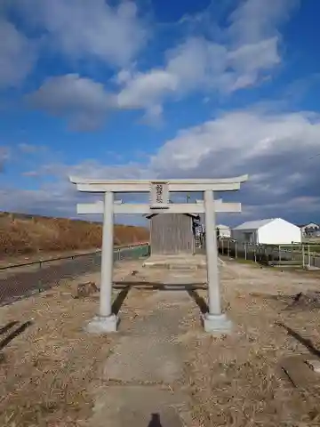 稲荷社の鳥居