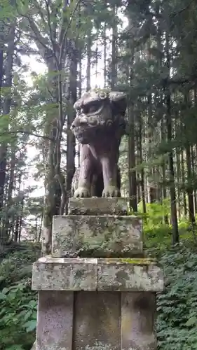 戸隠神社宝光社の狛犬