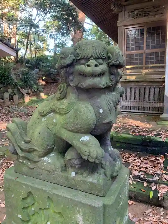 和田山 不動尊の狛犬