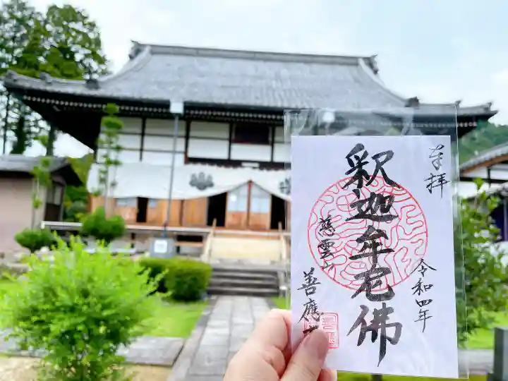 善応寺の御朱印