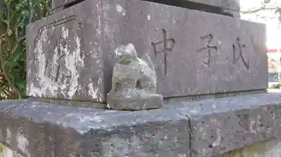 鏡日吉神社の狛犬