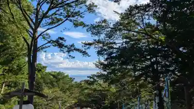 虻田神社の景色