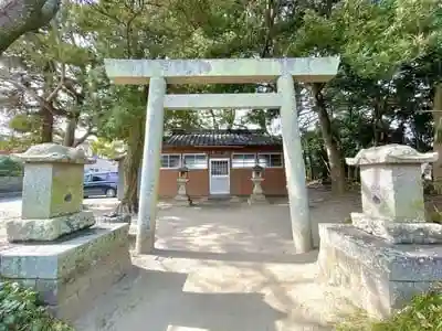 小舟江八雲神社の鳥居