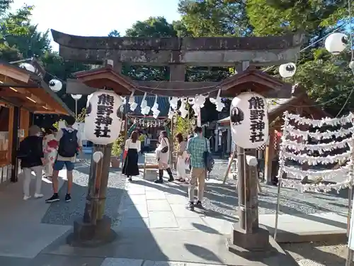 川越熊野神社の鳥居