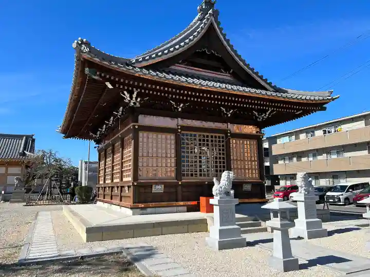 南明治八幡社の本殿・本堂