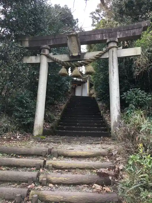 稲荷社の鳥居